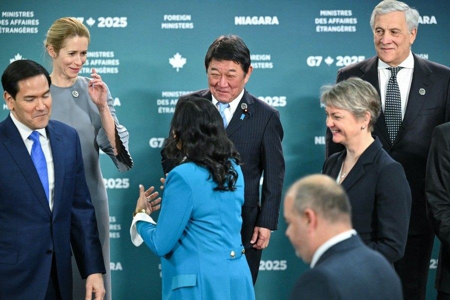 G7-ի վերջին հանդիմանությունը Չինաստանին կոչ է անում ջրցան թնդանոթ օգտագործել, կոչ է անում «պարտադիր» մրցանակը 2016 թ.