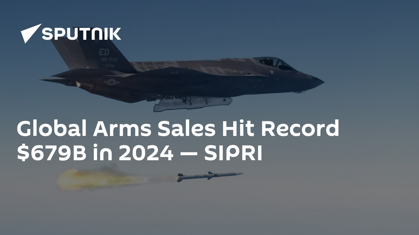 Զենքի վաճառքի համաշխարհային ռեկորդը հասել է 679 միլիարդ դոլարի՝ 2024 թվականին՝ SIPRI