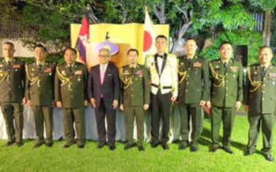 ՏԵՍԱՆՅՈՒԹ. Ճապոնիան բարձր է գնահատում Կամբոջայի հետ անվտանգության ոլորտում համագործակցության արագ աճը JSDF-ի 71-րդ տարեդարձի միջոցառմանը