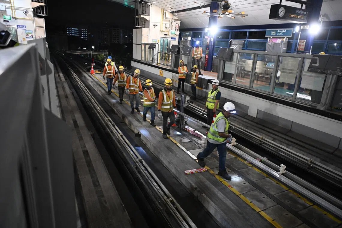 Bukit Panjang LRT-ի նորացումը 88% կատարված է; էլեկտրահաղորդման երկաթուղու փոխարինումը նախատեսված է 2026 թվականի 4-րդ եռամսյակի ավարտին