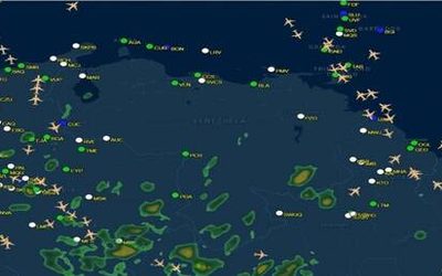 Վենեսուելայի երկինքը դատարկ է օդային հաղորդակցությունից՝ ռազմական էսկալացիայի վախի պատճառով (լուսանկար)