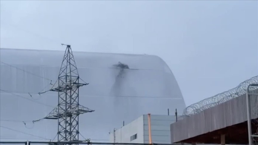 ՄԱԿ-ի միջուկային դիտորդը ասում է, որ Չեռնոբիլի պաշտպանիչ պողպատե կառուցվածքը վնասվել է անօդաչու թռչող սարքի հարձակման հետևանքով