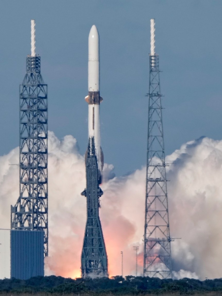 Blue Origin-ը հսկայական հրթիռ է արձակում, որը NASA-ի երկվորյակ տիեզերանավ է տեղափոխում Մարս