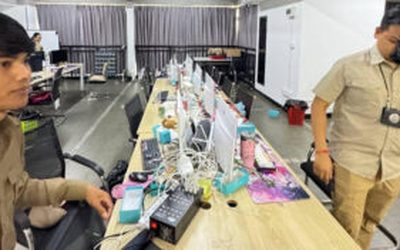 Ապացույցներ են առգրավվել Պնոմ Փենում ամայի խարդախության կենտրոնում